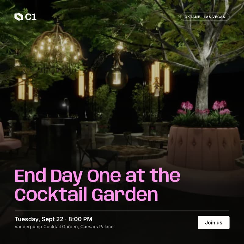 Cover Image for C1 at Oktane | Vanderpump Gardens