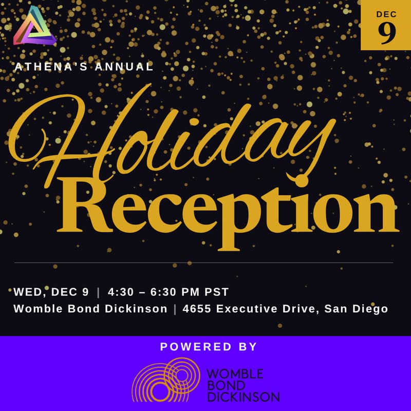 Cover Image for Athena's Holiday Reception at Womble Bond Dickinson | Live