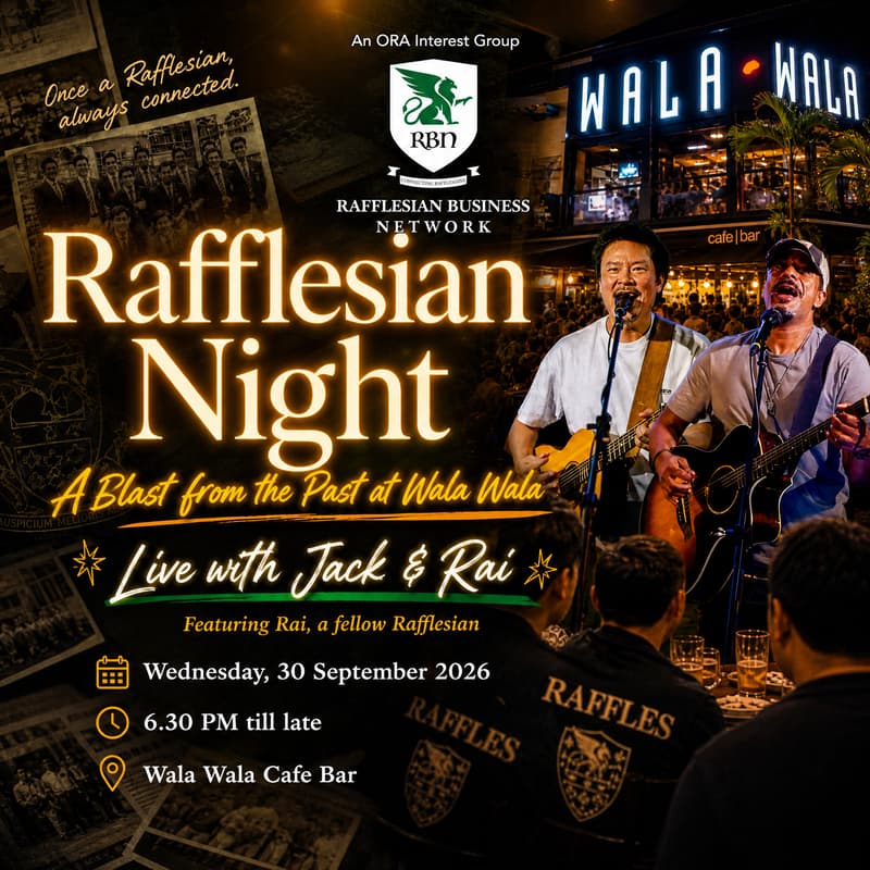 Cover Image for Back to Old School! Rafflesian Night at Wala Wala!