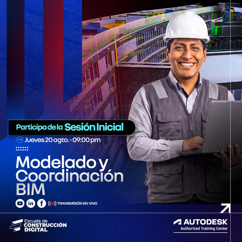 Cover Image for Modelado + Coordinación BIM - Inicio Agosto