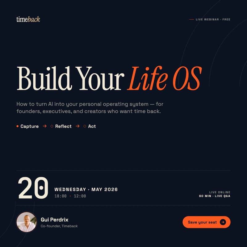 Cover Image for Build Your Life OS: How to Turn AI Into Your Personal Operating System
