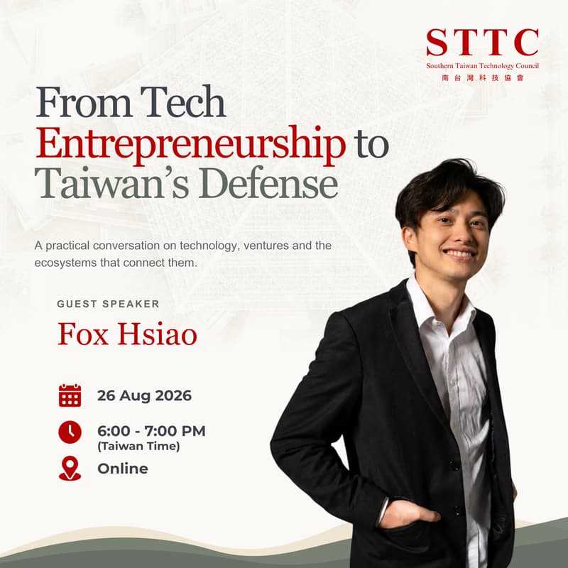 Cover Image for From Tech Entrepreneurship to Taiwan’s Defense-Tech Transition