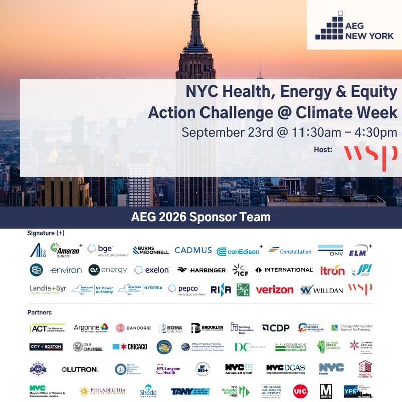 Cover Image for AEG NYC Health, Energy & Equity Action Challenge @ Climate Week NYC