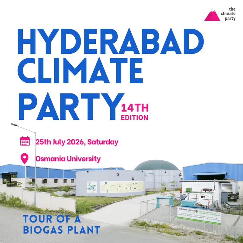 Cover Image for Hyderabad Climate Party | Tour of a Biogas Plant
