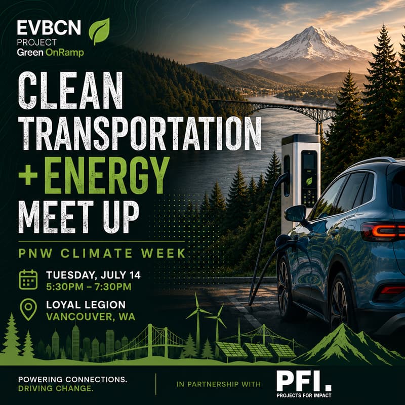 Cover Image for Clean Transportation + Energy Meet Up - PNW Climate Week