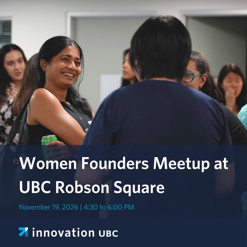 Cover Image for Women Founders Meetup at UBC Robson Square