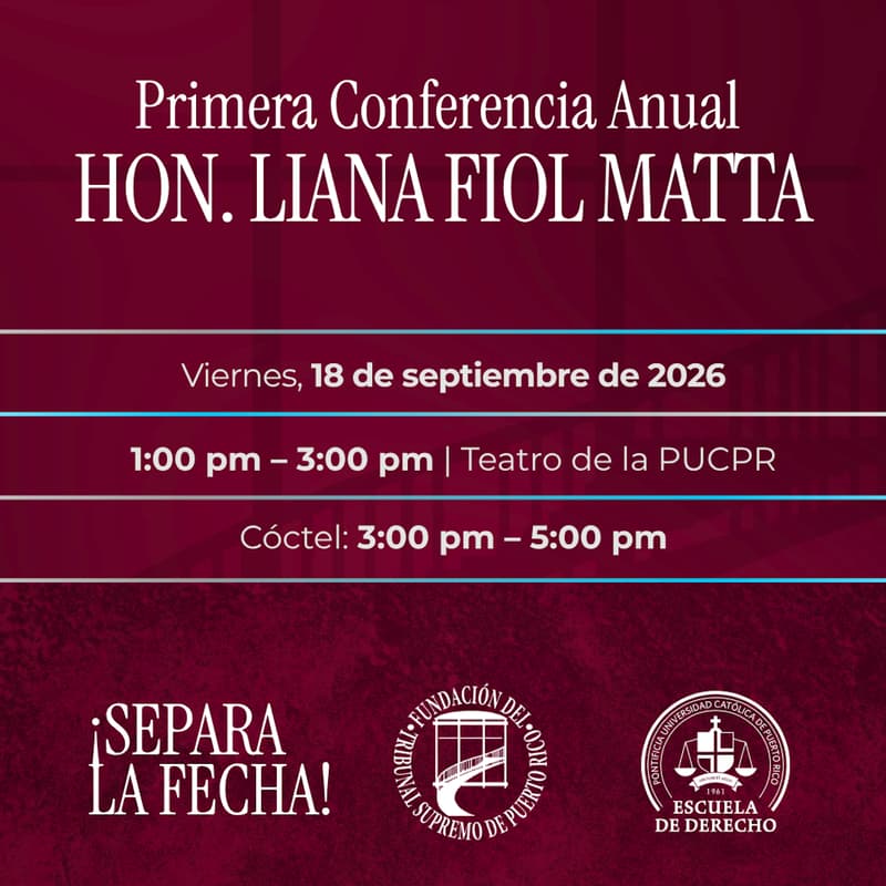 Cover Image for Primera Conferenica Anual Hon. Liana Fiol Matta