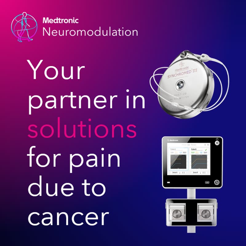 Cover Image for You are invited to learn about treatment options for patients suffering from cancer-related pain