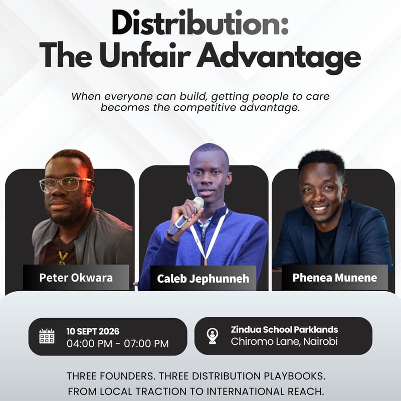 Cover Image for Distribution: The Unfair Advantage