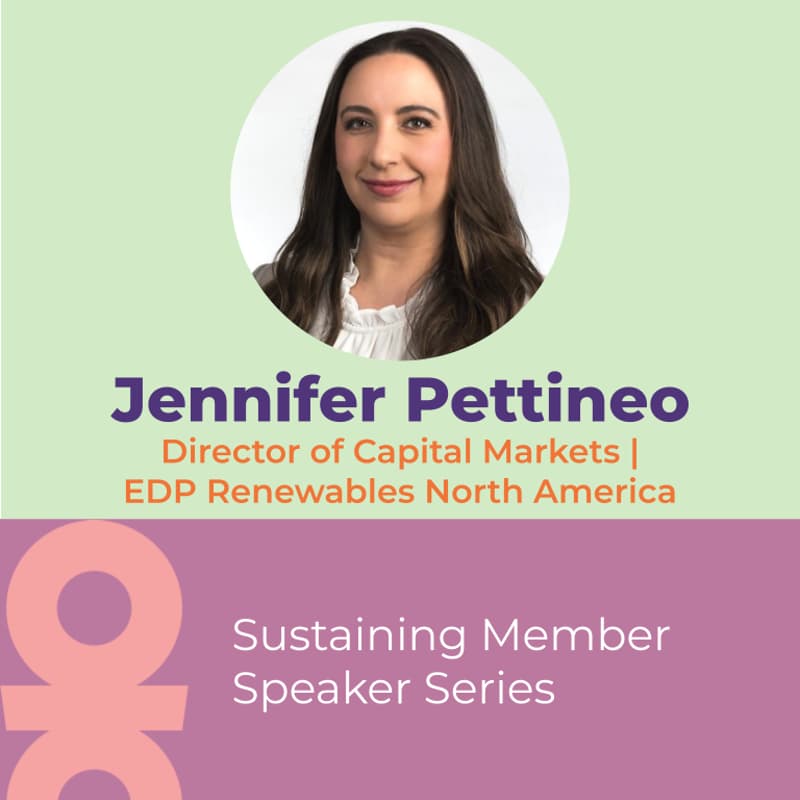 Cover Image for Speaker Series: Jennifer Pettineo, Director of Capital Markets, EDP Renewables North America