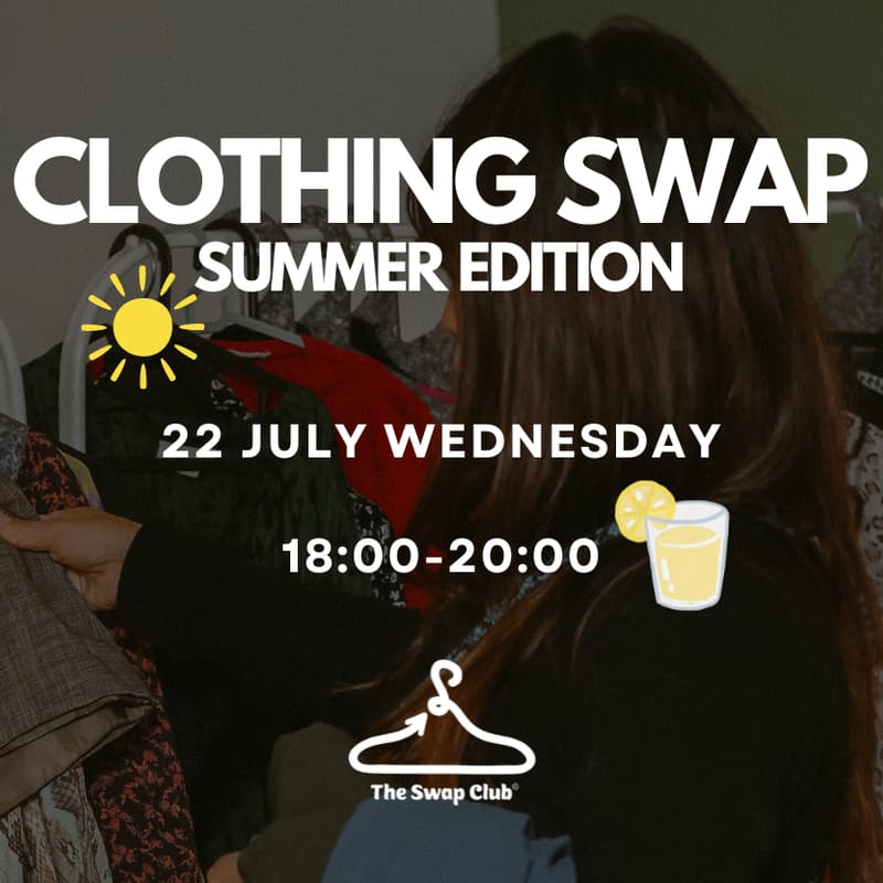 Cover Image for Clothing Swap: Summer Edition (20 spots)