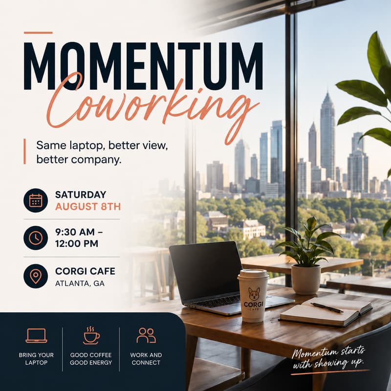 Cover Image for Momentum Coworking with Networking Only ATL