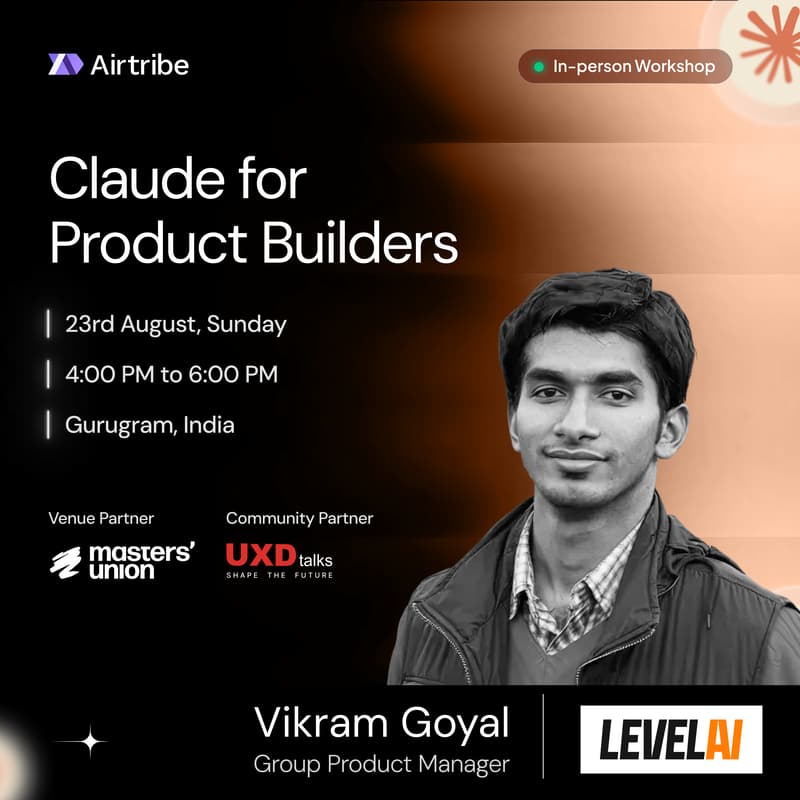 Cover Image for Claude for Product Builders - Gurugram