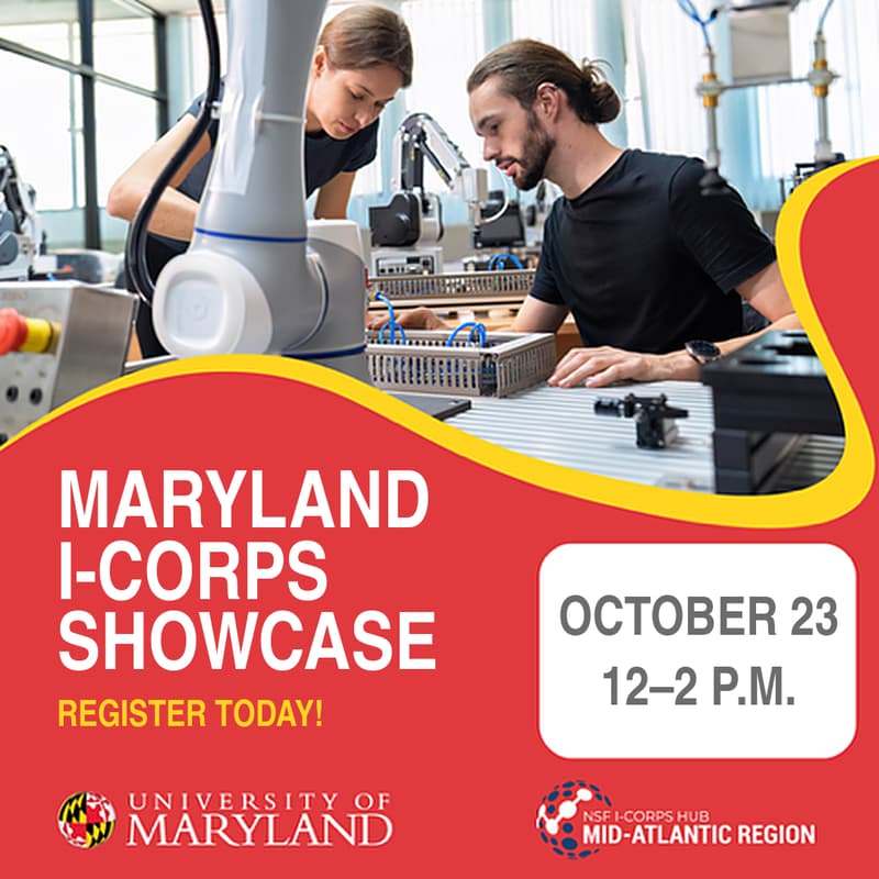 Cover Image for Maryland I-Corps Showcase
