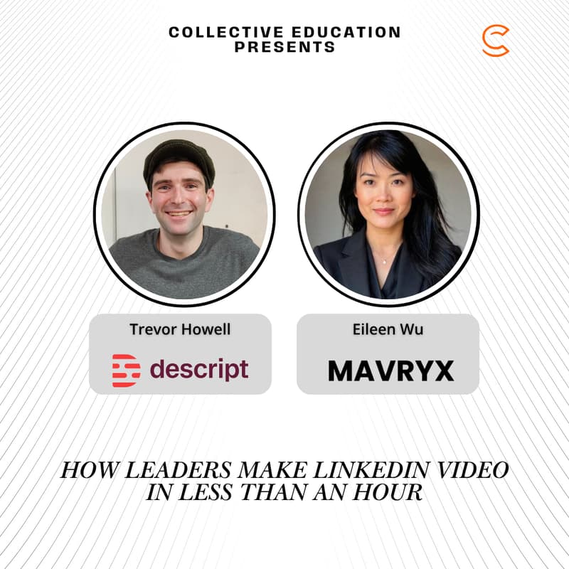 Cover Image for AI Collective × Descript: How leaders make Linkedin video in less than an hour