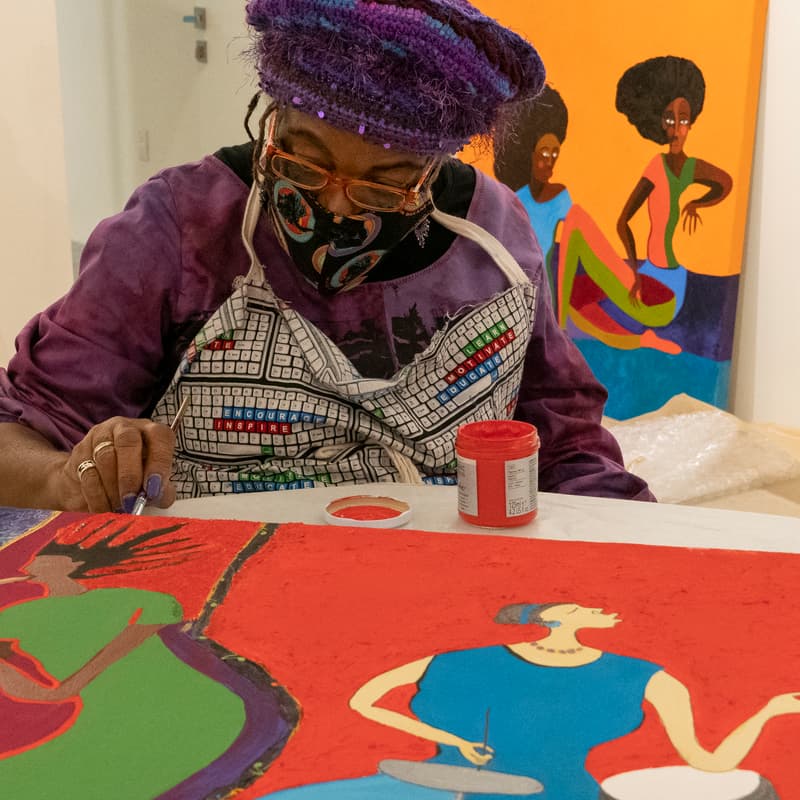 Cover Image for Dindga McCannon: Quilting and Printmaking Workshop
