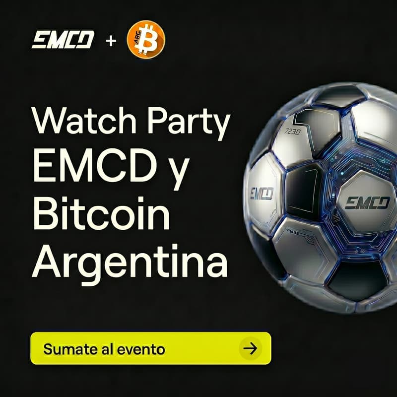 Cover Image for Watch Party EMCD junto a Bitcoin Argentina