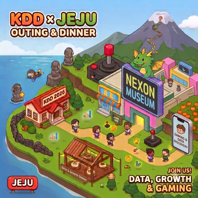 Cover Image for Excursion for practitioners in Games and Consumer Apps — KDD Jeju 2026