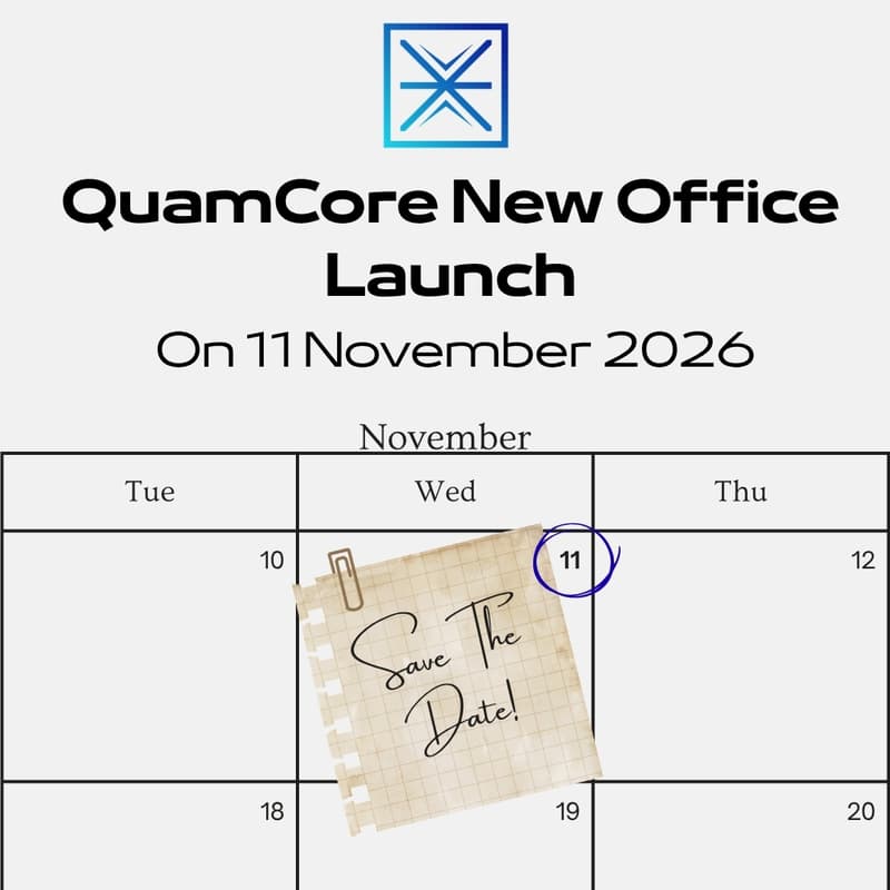 Cover Image for QuamCore New Office Launch - Save the Date!