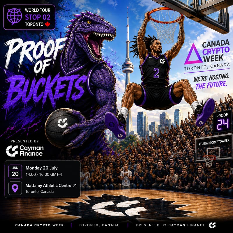 Cover Image for Proof of Buckets 🏀✅ | A Canada Crypto Week Side Event