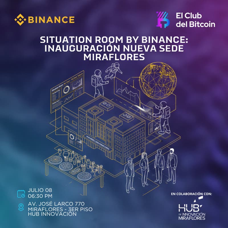 Cover Image for Situation Room by Binance: Inauguración Nueva Sede Miraflores