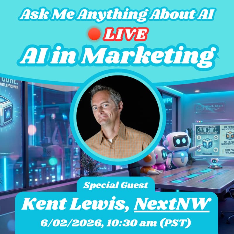 Cover Image for AMAI - AI in Marketing with Kent Lewis