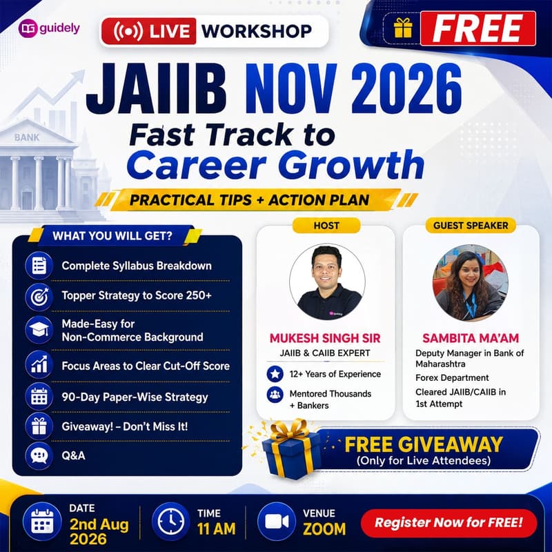 Cover Image for JAIIB Nov 2026: Fast Track to Career Growth | Practical Tips + Action Plan