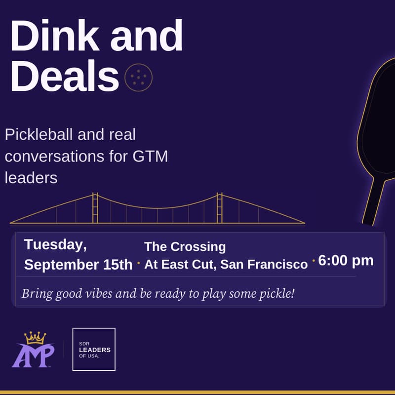 Cover Image for Dink and Deals (Pickleball Meetup for GTM leaders)