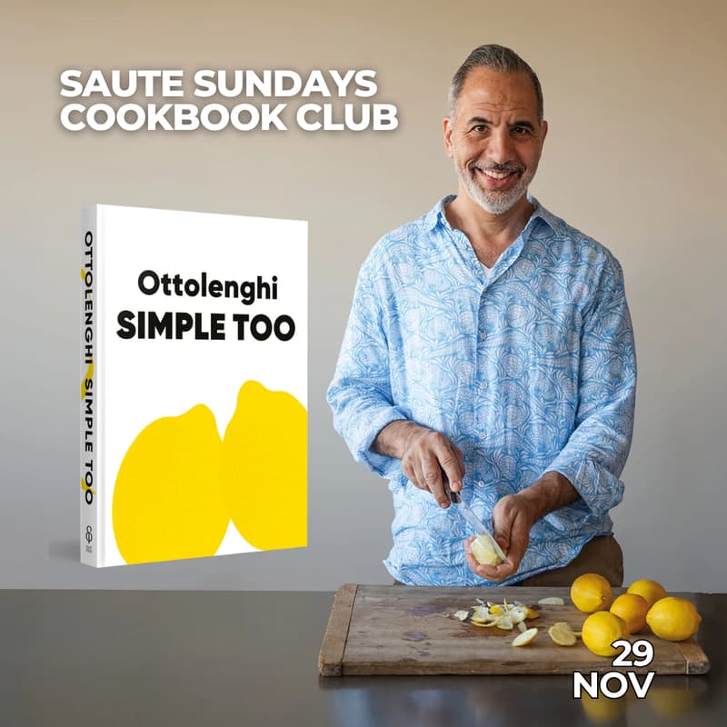 Cover Image for Sauté Sundays Cookbook Club: Ottolenghi Night (Simple Edition)