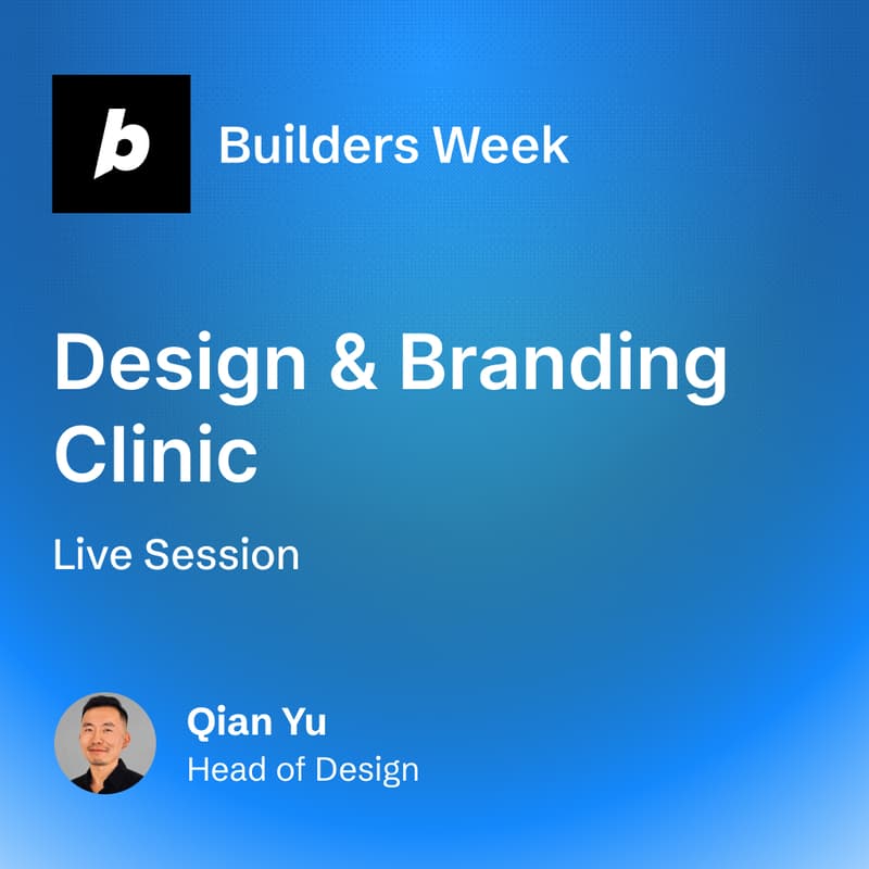 Cover Image for How to stand out: a design & branding clinic with Qian Yu