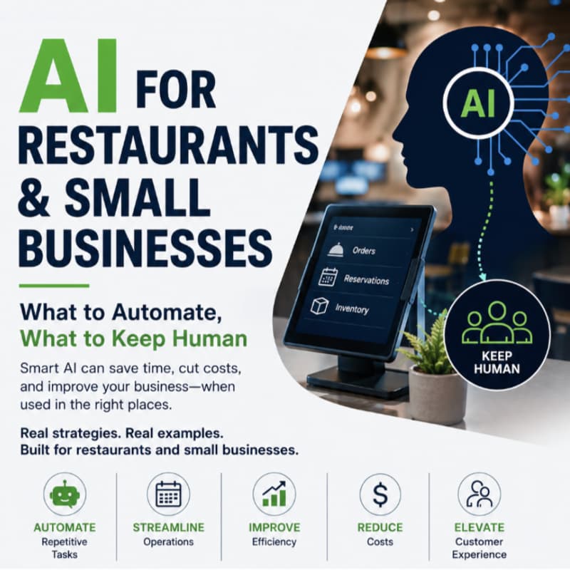 Cover Image for AI for Restaurants & Small Businesses: What to Automate, What to Keep Human #CTTechWeek