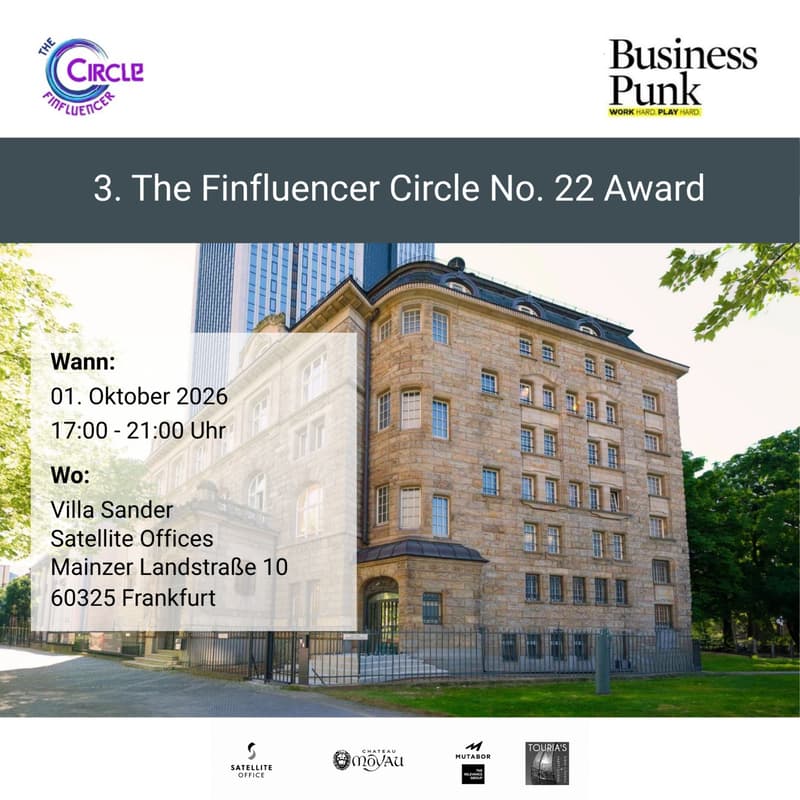 Cover Image for The Finfluencer Circle Award 2026 – Stimmen, Trends & die Zukunft der Finanzkommunikation