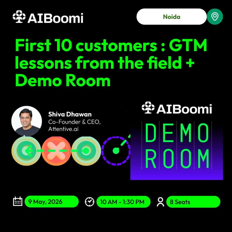 Cover Image for First 10 Customers - GTM Lessons from the Field + Demo Room