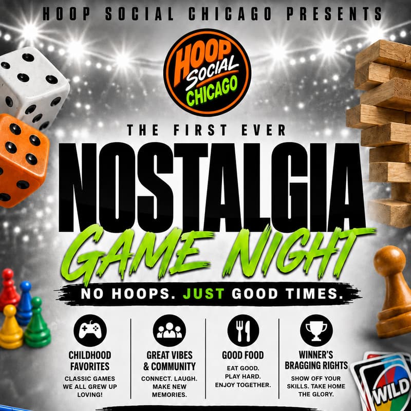 Cover Image for Hoop Social Chicago: Nostalgia Game Night!
