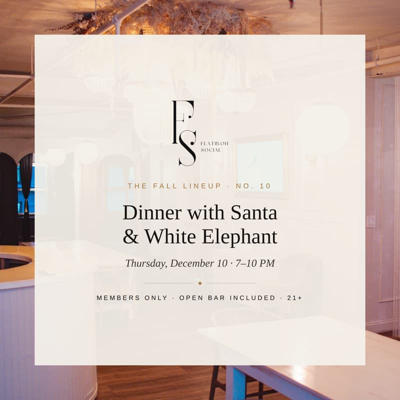 Cover Image for No. 10 — Dinner with Santa & White Elephant 🎅
