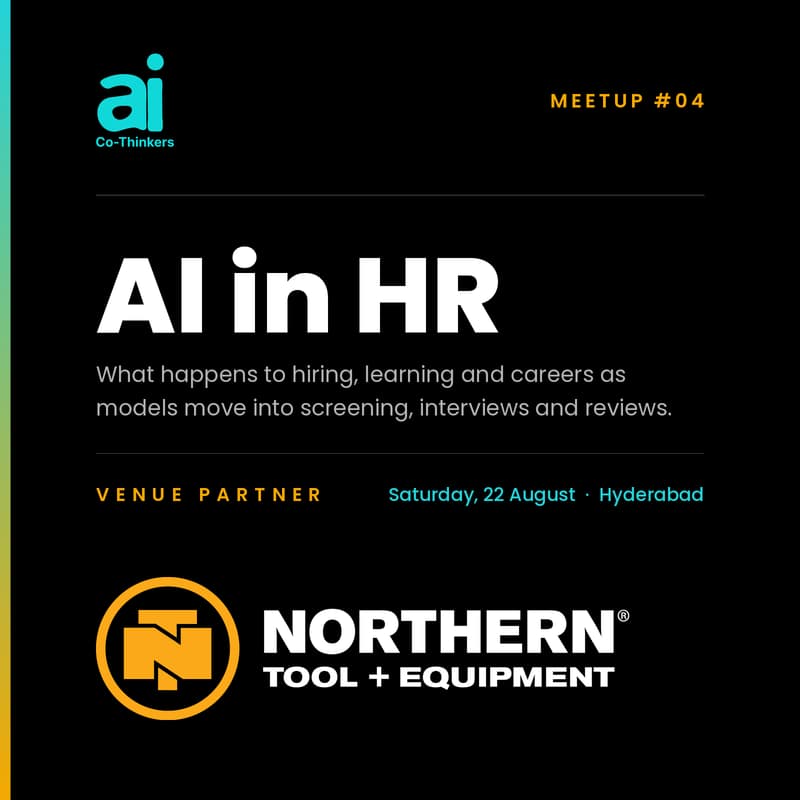 Cover Image for AICoThinkers in Hyderabad | Meetup #4
