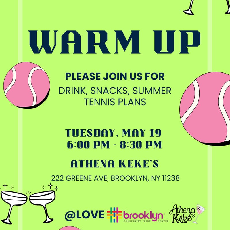 Cover Image for The Warm Up- LGBTQ+Tennis Social