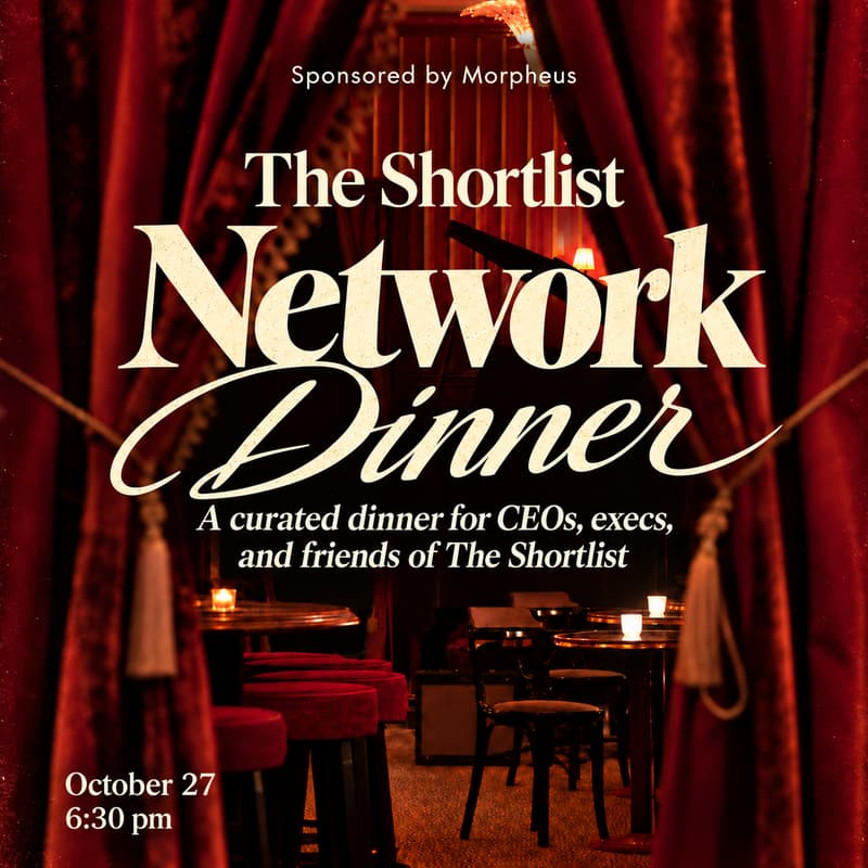 Cover Image for The Shortlist Network Dinner