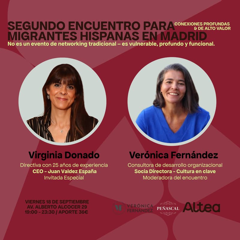 Cover Image for Segundo encuentro para migrantes hispanas en Madrid - Altea x Verónica Fernández