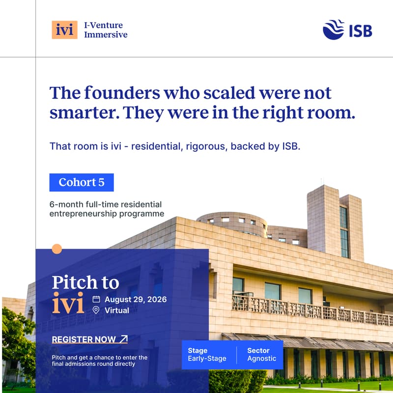 Cover Image for Pitch to ivi | Virtual | August 29, 2026, | 10:00 AM - 05:00 PM