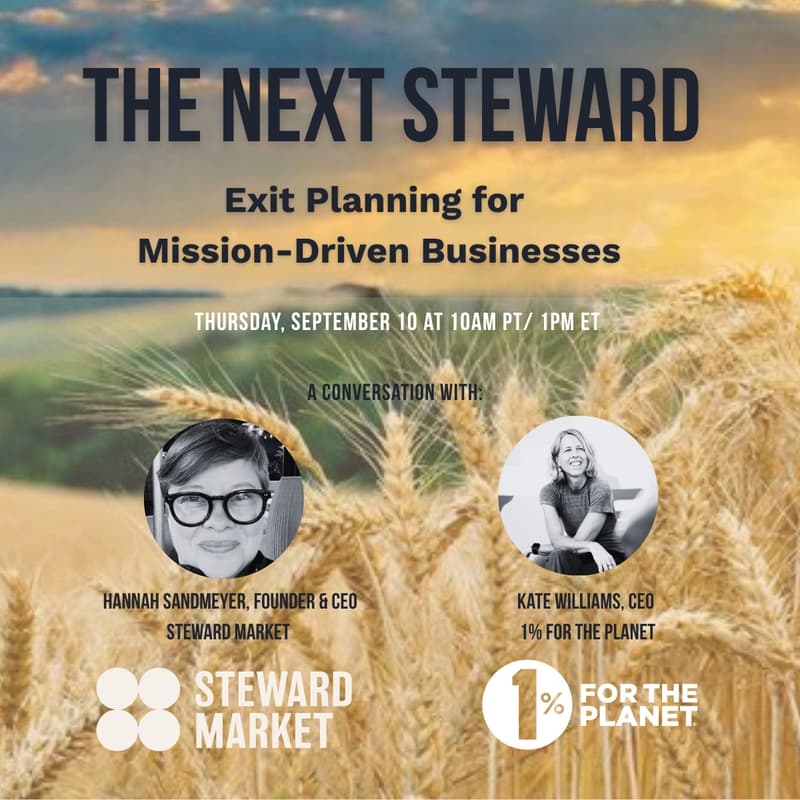 Cover Image for The Next Steward: Exit Planning for Mission Driven Businesses