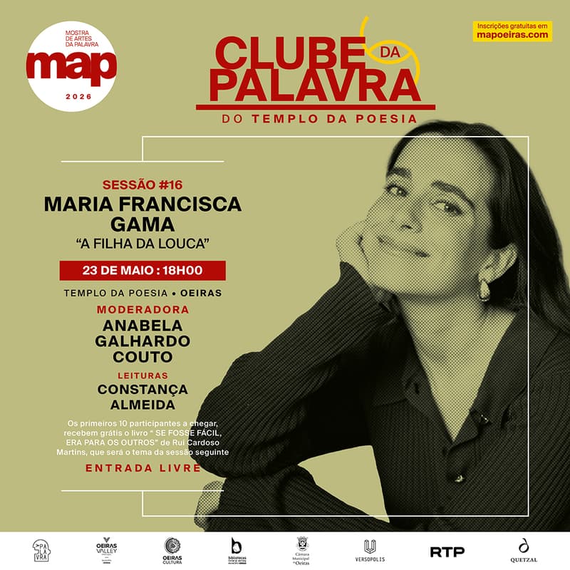 Cover Image for Clube da Palavra #16 "Filha da Louca" de Maria Francisca Gama