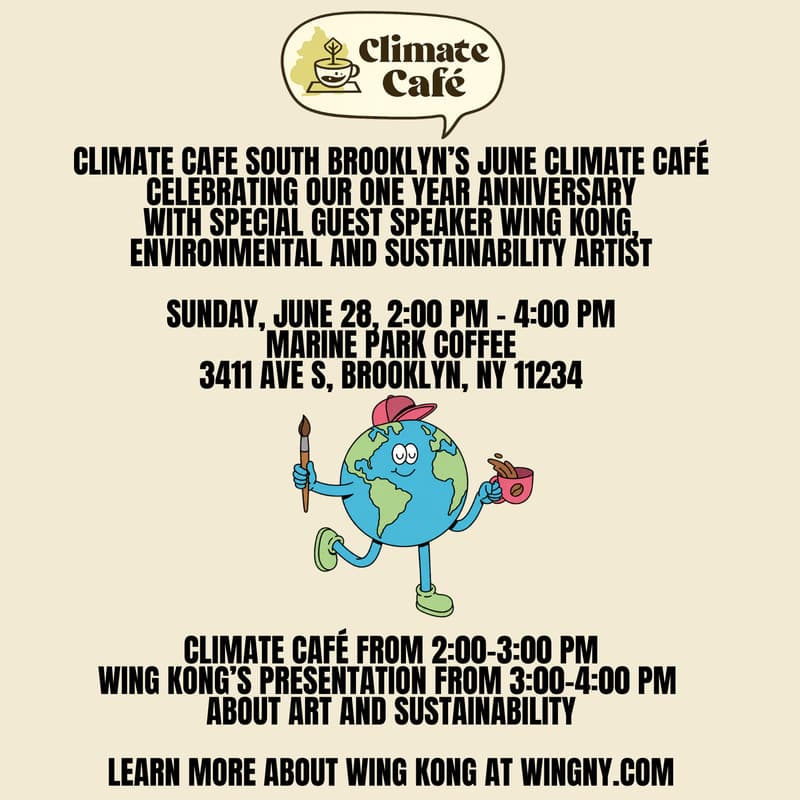 Cover Image for June Climate Cafe by Climate Cafe South Brooklyn