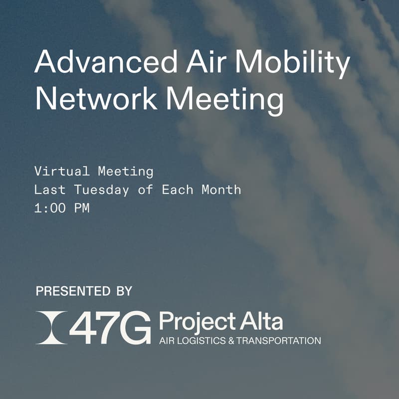 Cover Image for Advanced Air Mobility Network Meeting (Investor Event)