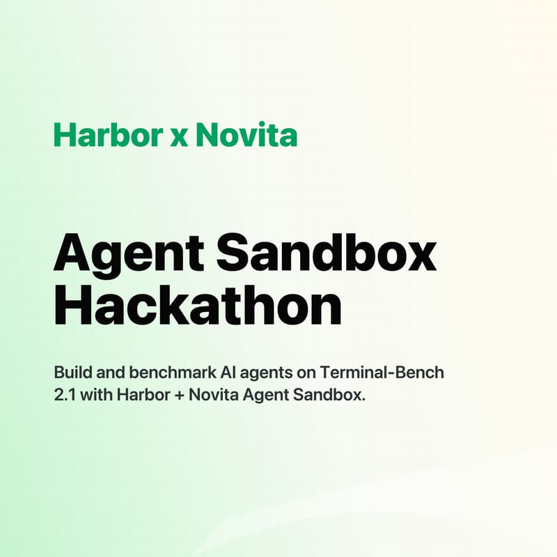 Cover Image for Harbor x Novita Agent Sandbox Hackathon