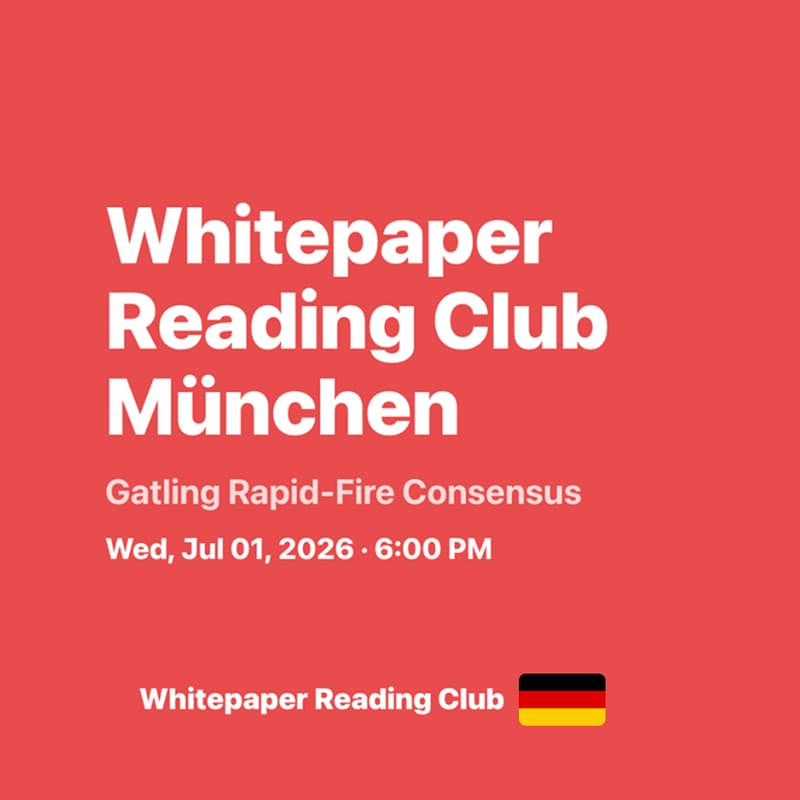 Cover Image for Whitepaper Reading München [01] - Gatling: Rapid-Fire Consensus