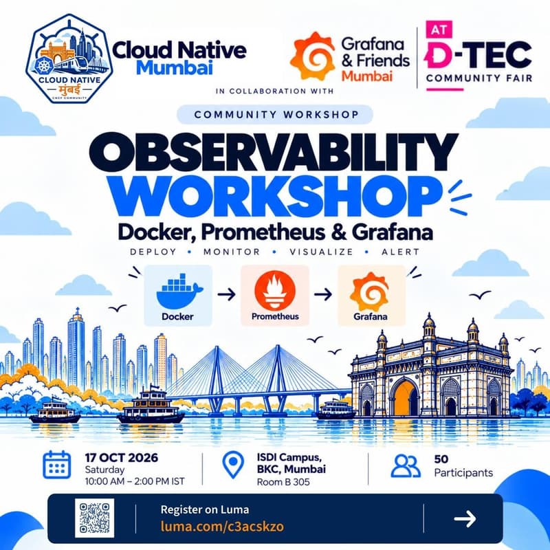 Cover Image for Observability Workshop: Docker, Prometheus & Grafana