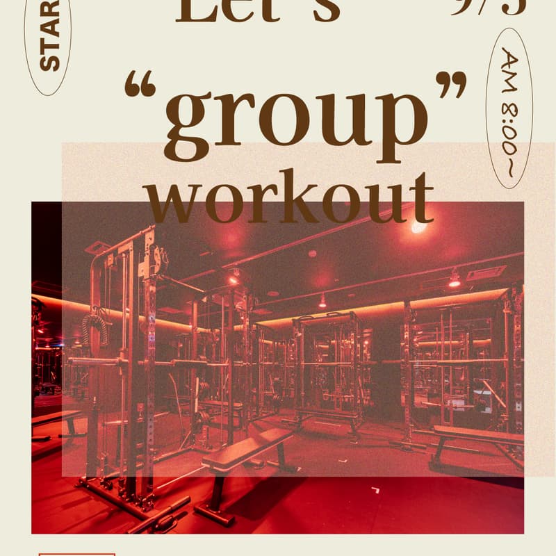 Cover Image for REDY'SGYM×Loom group workout Event
