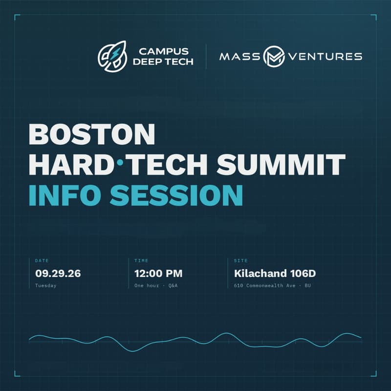 Cover Image for Boston Hard Tech Summit: Info Session at BU