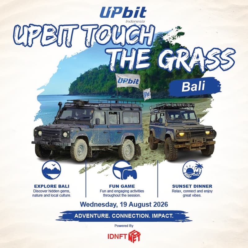 Cover Image for Upbit Touch The Grass Bali